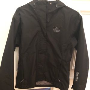 Black Medium Helly Hansen Rain Jacket